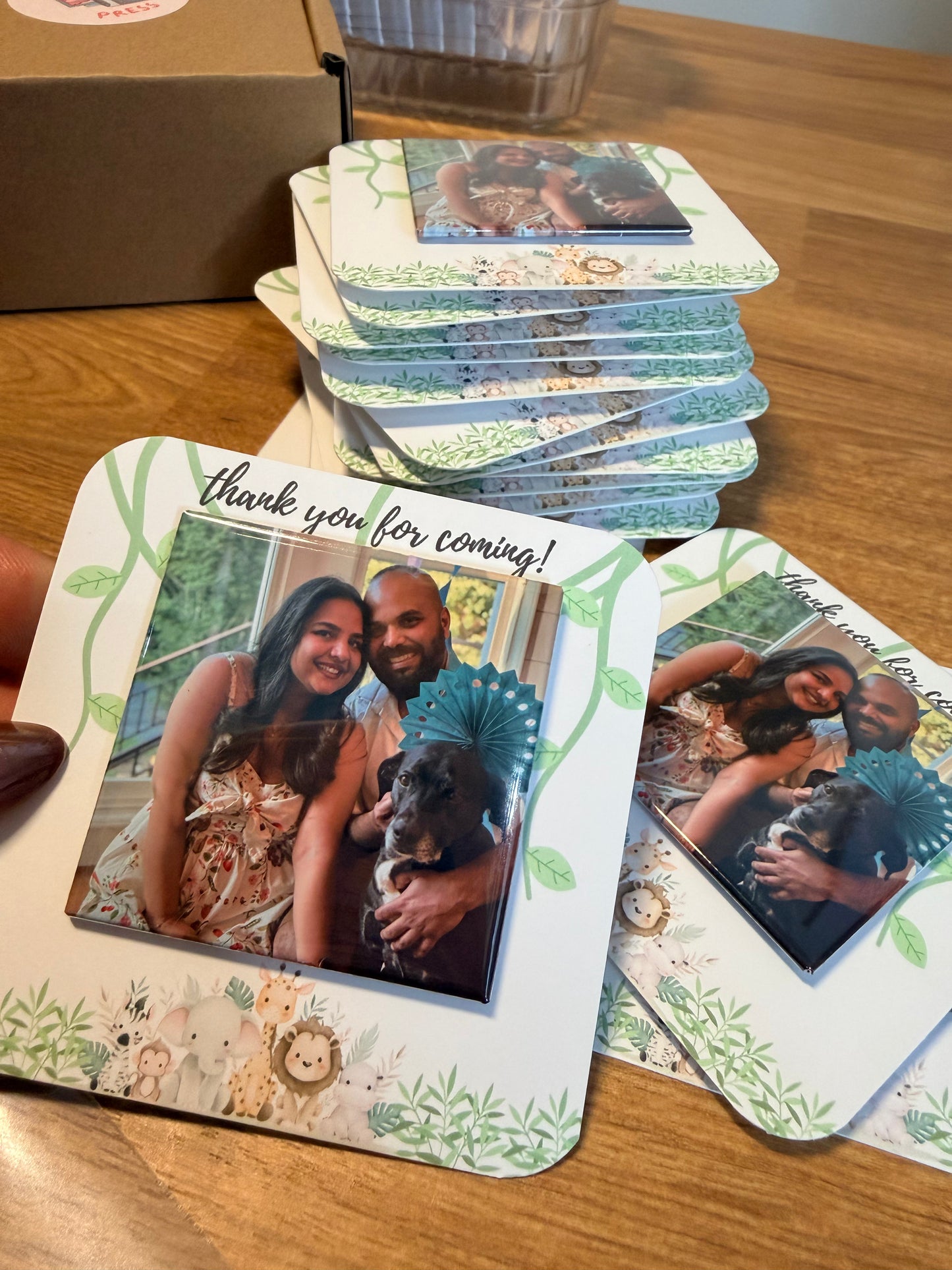Custom Photo Magnetic Party Favours