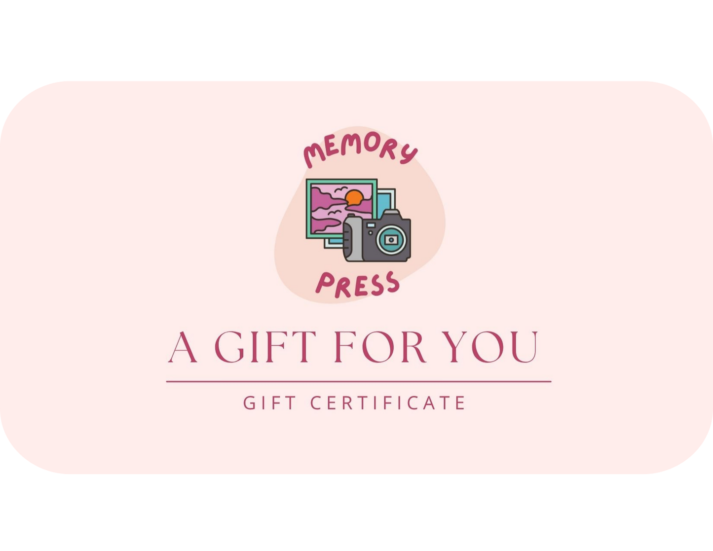 Memory Press Gift Card